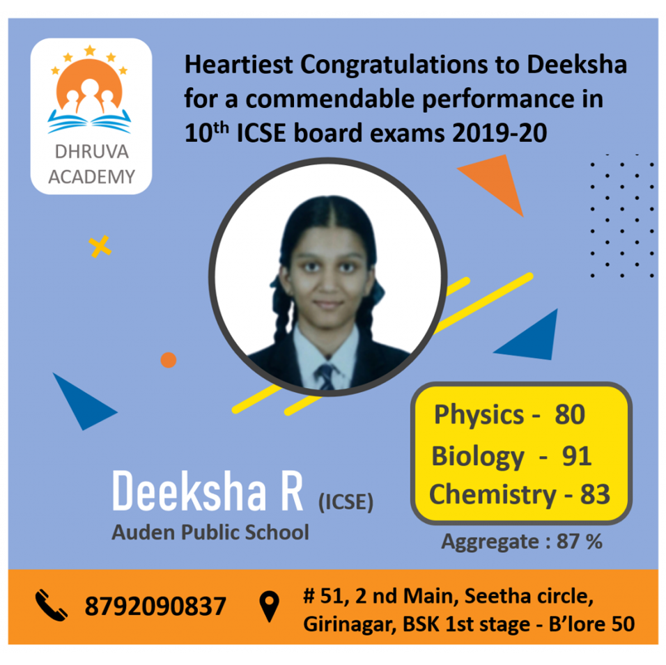 Student result 10th ICSE